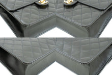 CHANEL Chain Shoulder Bag Clutch Black Quilted Flap Lambskin Purse n50 hannari-shop