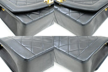 CHANEL Diana Flap Chain Shoulder Bag Black Quilted Lambskin Purse n76 hannari-shop