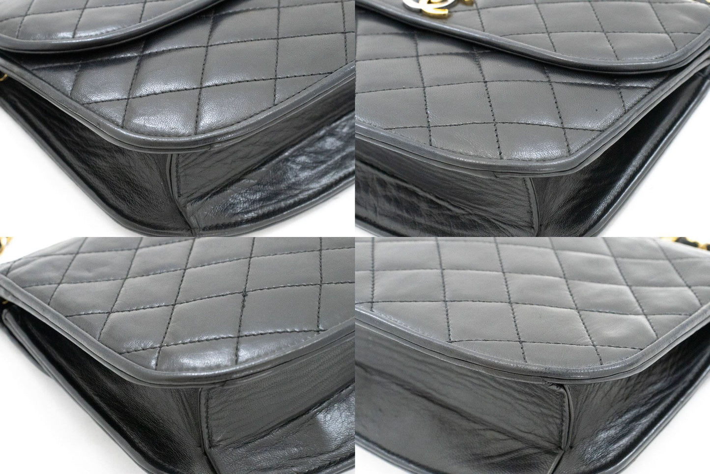 CHANEL Paris Limited Vintage Small Chain Shoulder Bag Black ai8 hannari-shop