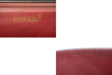 CHANEL Chain Shoulder Bag Clutch Black Quilted Flap Lambskin Purse p42 hannari-shop