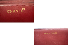 CHANEL Chain Shoulder Bag Clutch Black Quilted Flap Lambskin Purse p14 hannari-shop