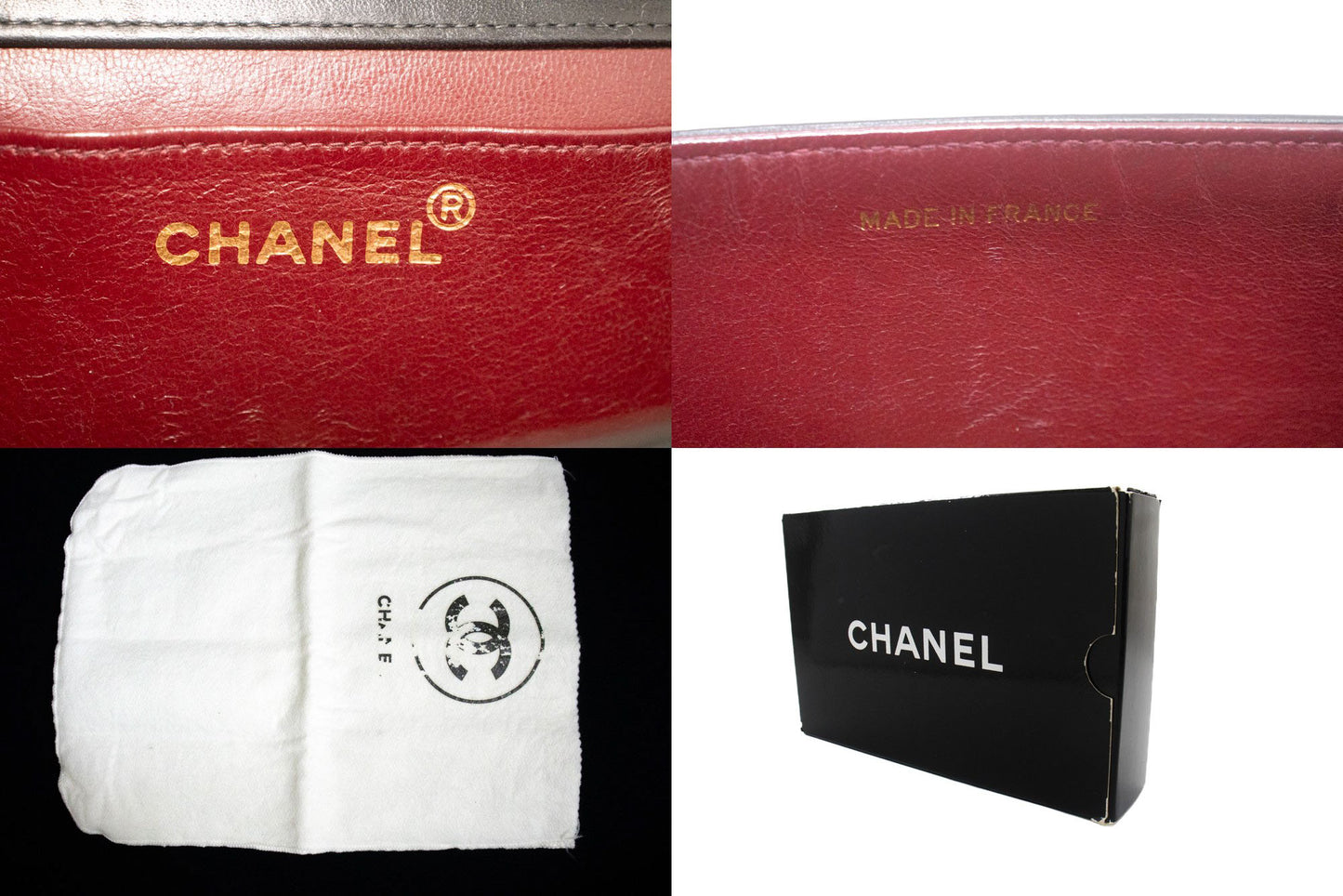 CHANEL Full Flap Small Chain Schoudertas Clutch Zwart Gequilt ab7 hannari-shop