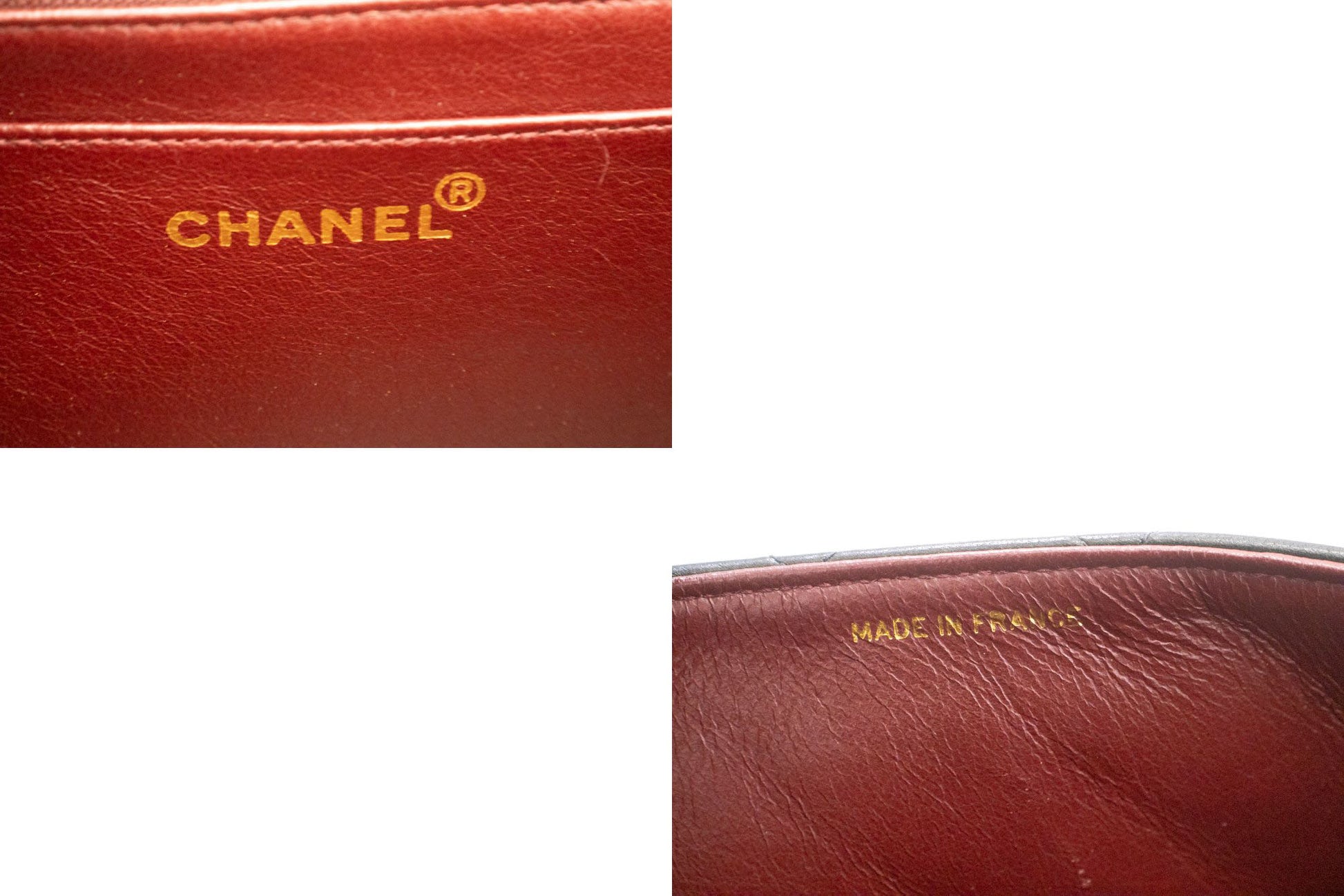 CHANEL Diana Flap Chain Schoudertas Zwart Gequilt Lamsleer ai3 hannari-shop