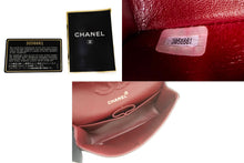 CHANEL Classic Double Flap 9" Chain Shoulder Bag Black Lambskin n70 hannari-shop