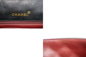 CHANEL Diana Flap Chain Shoulder Bag Black Quilted Lambskin Purse n76 hannari-shop