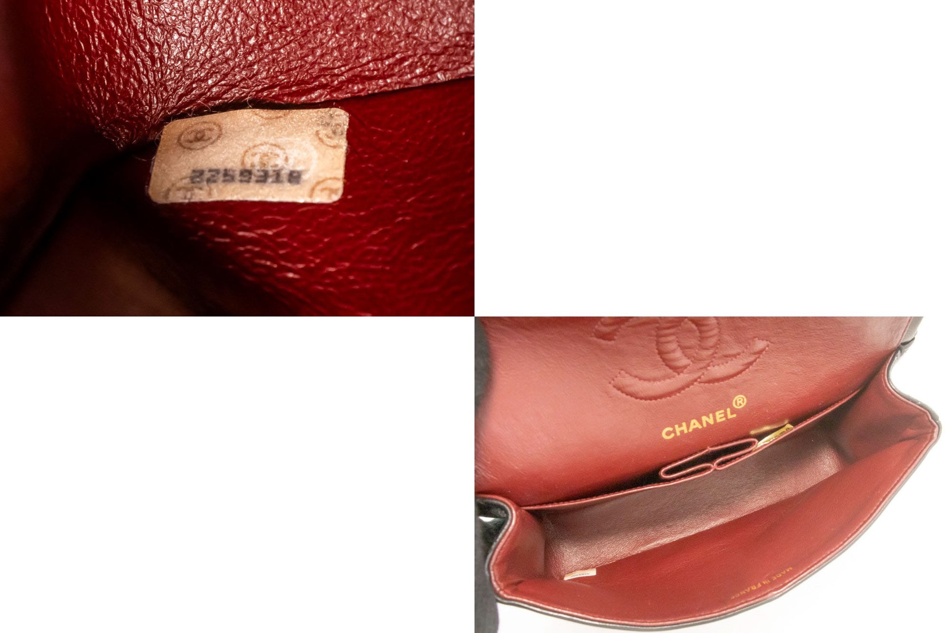 CHANEL Classic Double Flap 9" Chain Schoudertas Zwart Lamsleer aj4 hannari-shop