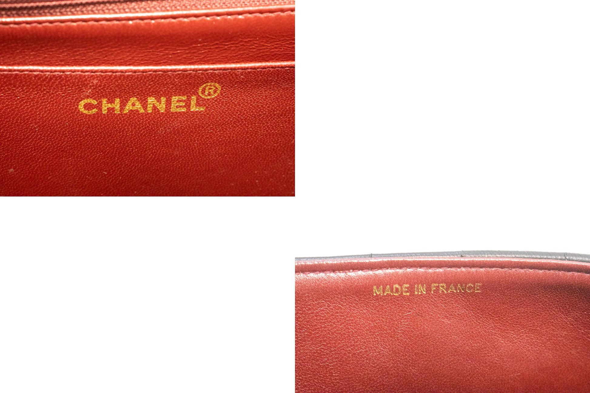 CHANEL Stripe Single Flap Chain Shoulder Bag Black Quilted aj3 hannari-shop