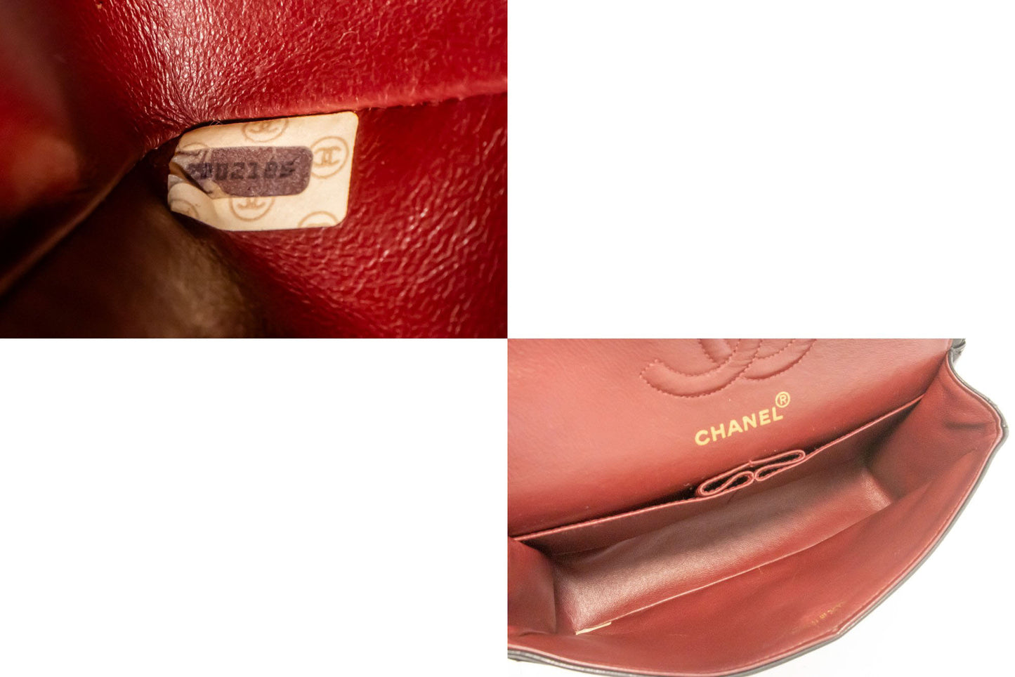 CHANEL Classic Double Flap 9" Chain Schoudertas Zwart Lamsleer aj7 hannari-shop