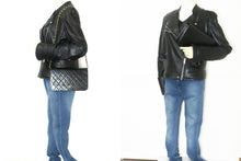 CHANEL Full Flap Chain Shoulder Bag Clutch Black Quilted Lambskin p86 hannari-shop
