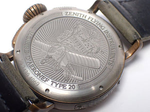 ZENITH Pilot's Type20 Chronograph Extra Special bronze Mens 179727015 hannari-shop