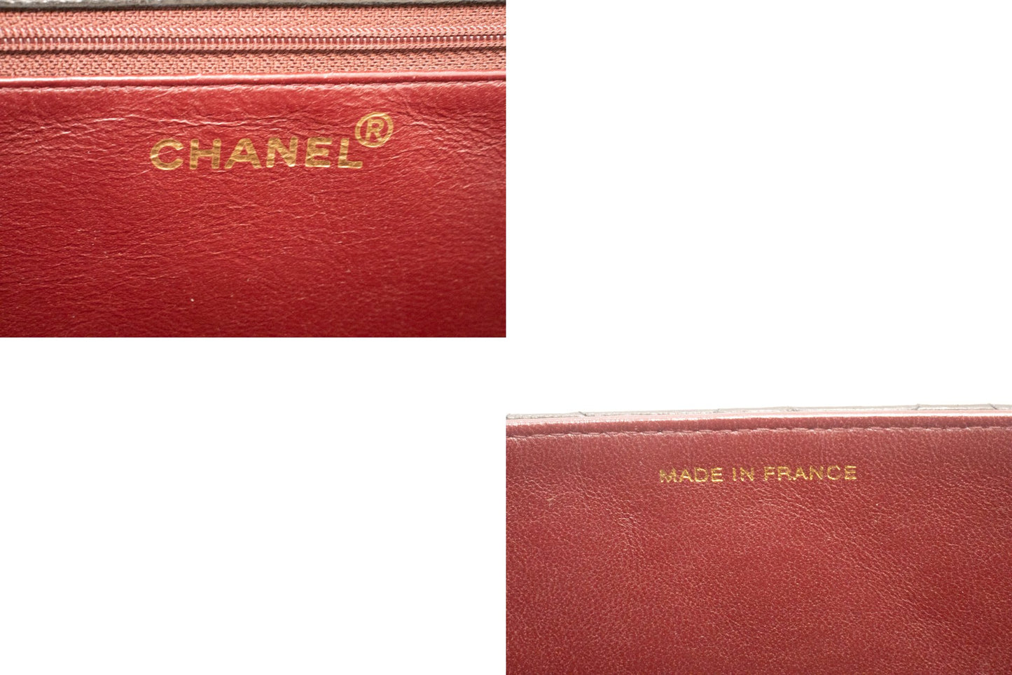 CHANEL Kleine Chain Shoulder Bag Clutch Zwart Gewatteerd Klepje Lamsleer j60 hannari-shop